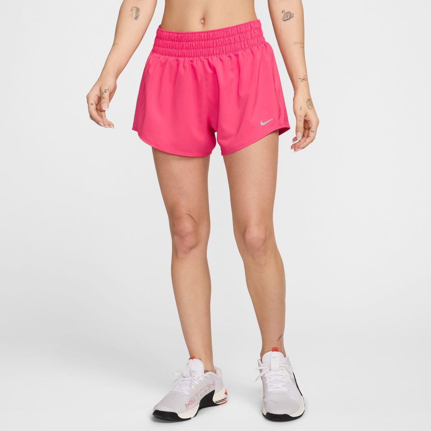  Women's Nike One Mid-Rise 3" Shorts - DX6010-629