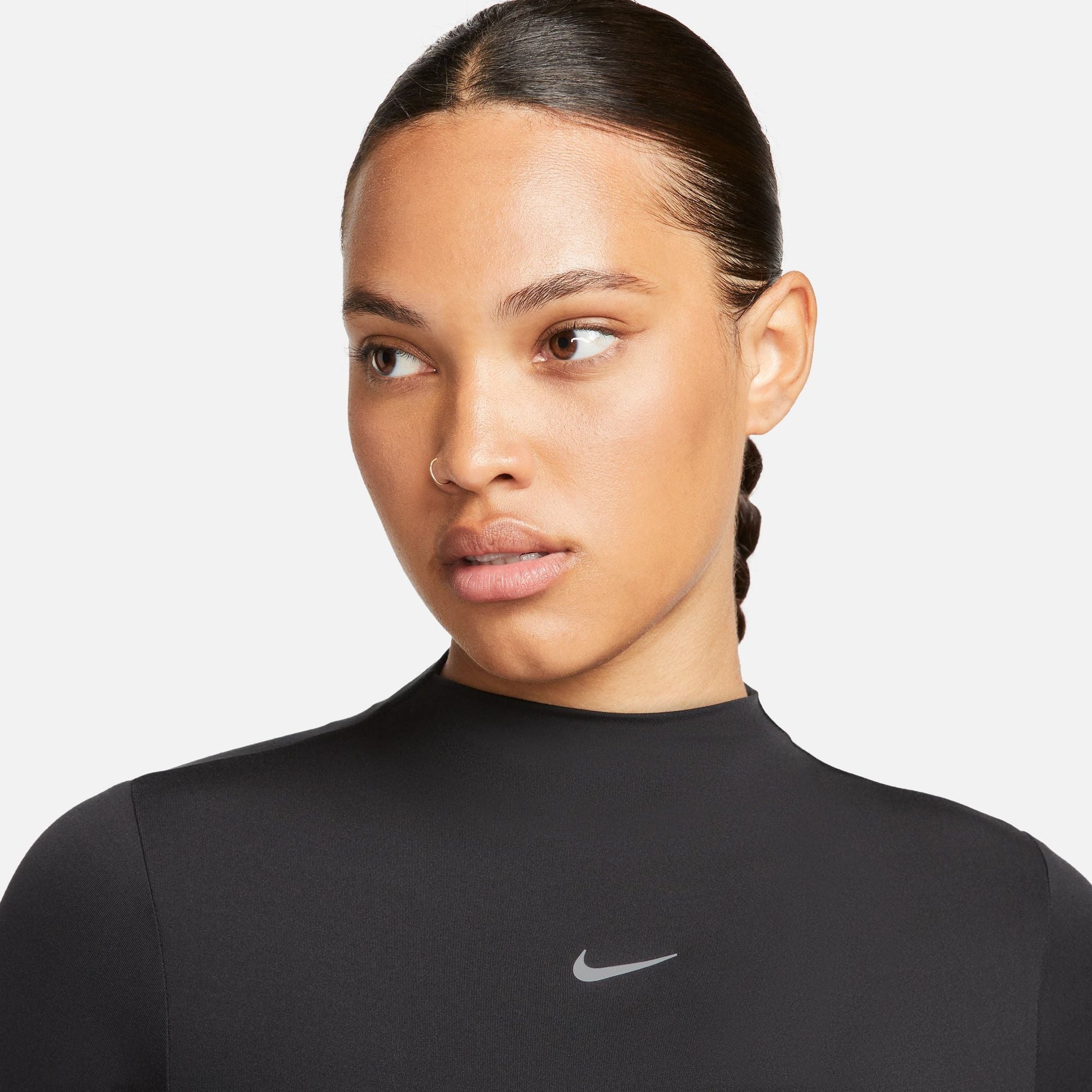  Women's Nike OneLuxe Long Sleeve Crop - FB5276-010