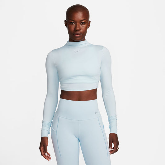  Women's Nike OneLuxe Long Sleeve Crop - FB5276-423