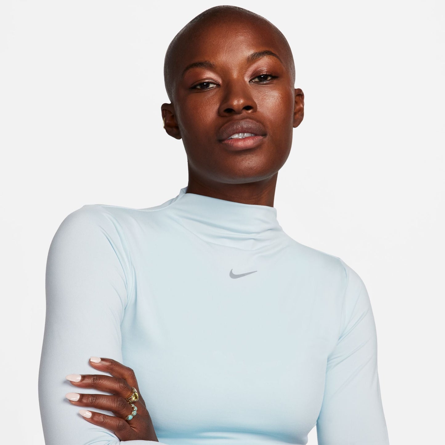  Women's Nike OneLuxe Long Sleeve Crop - FB5276-423