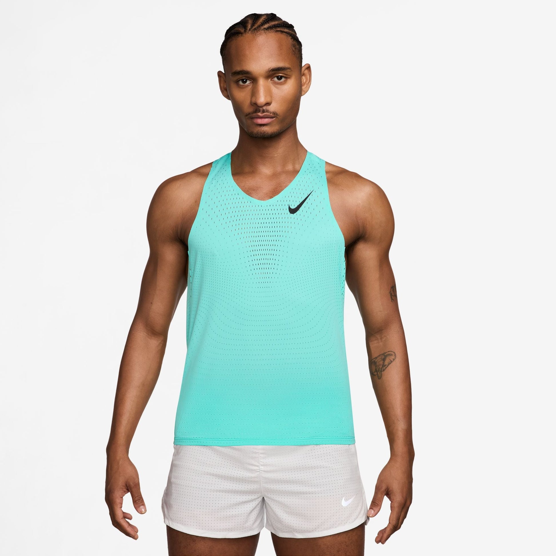  Men's Nike AeroSwift Singlet - FN4231-354