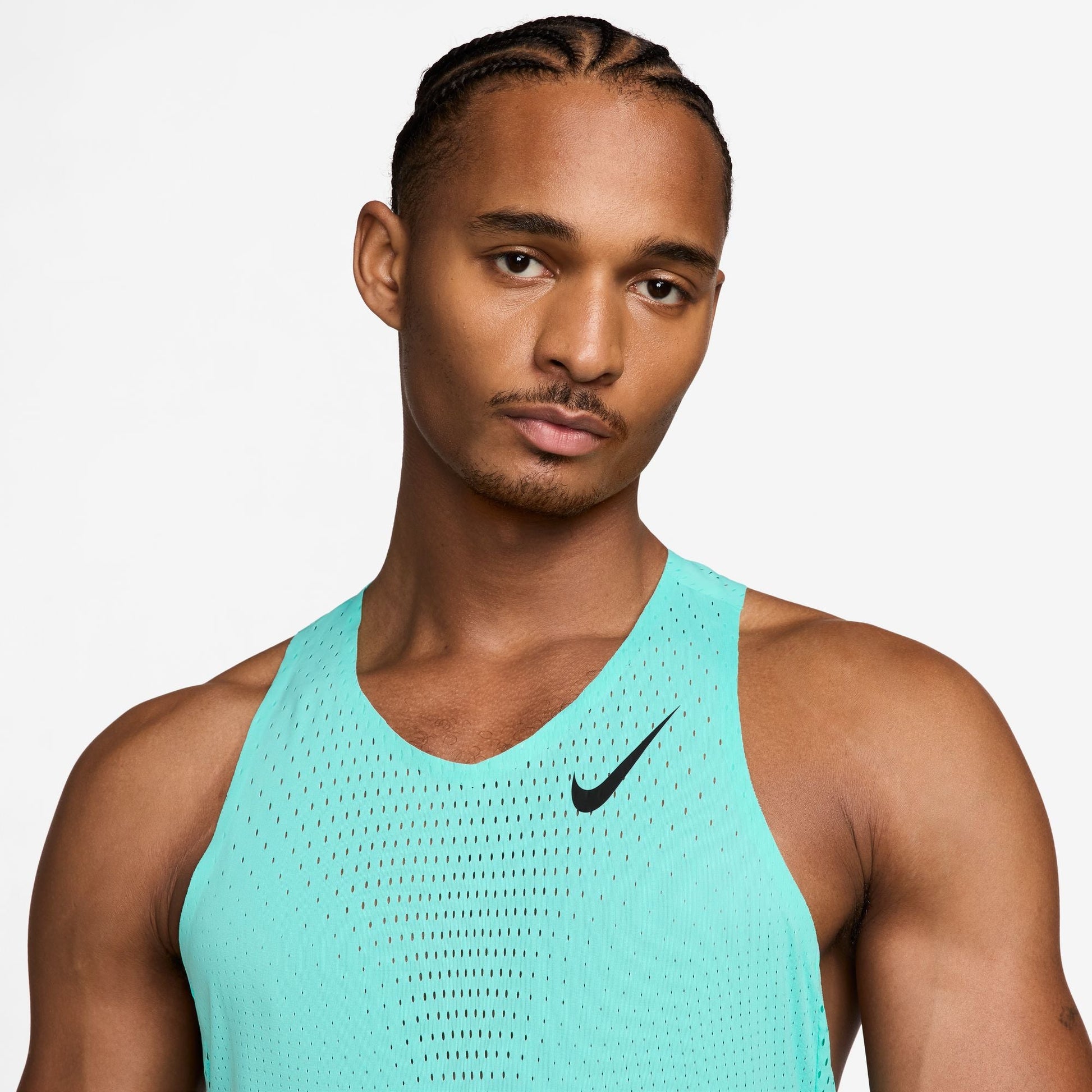  Men's Nike AeroSwift Singlet - FN4231-354