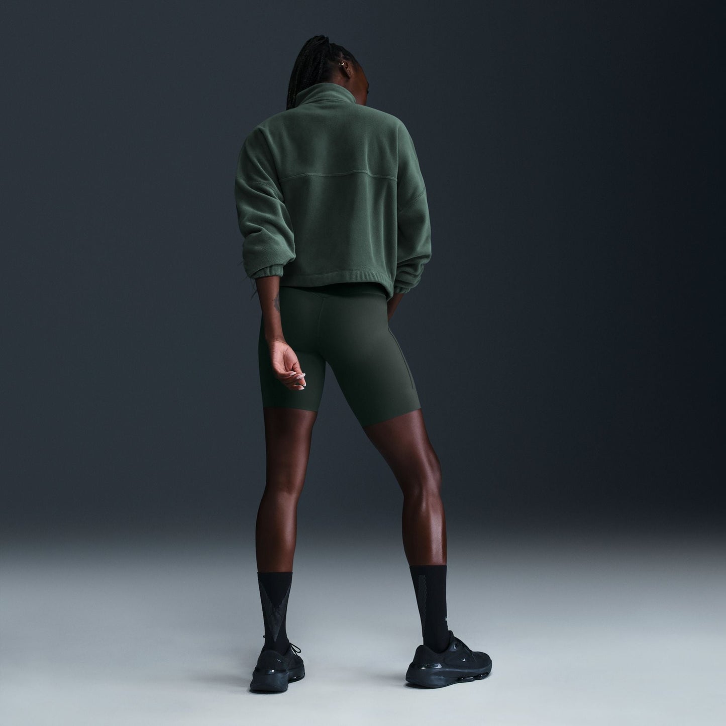  Women's Nike One Therma-FIT Half Zip Fleece - FV7955-338