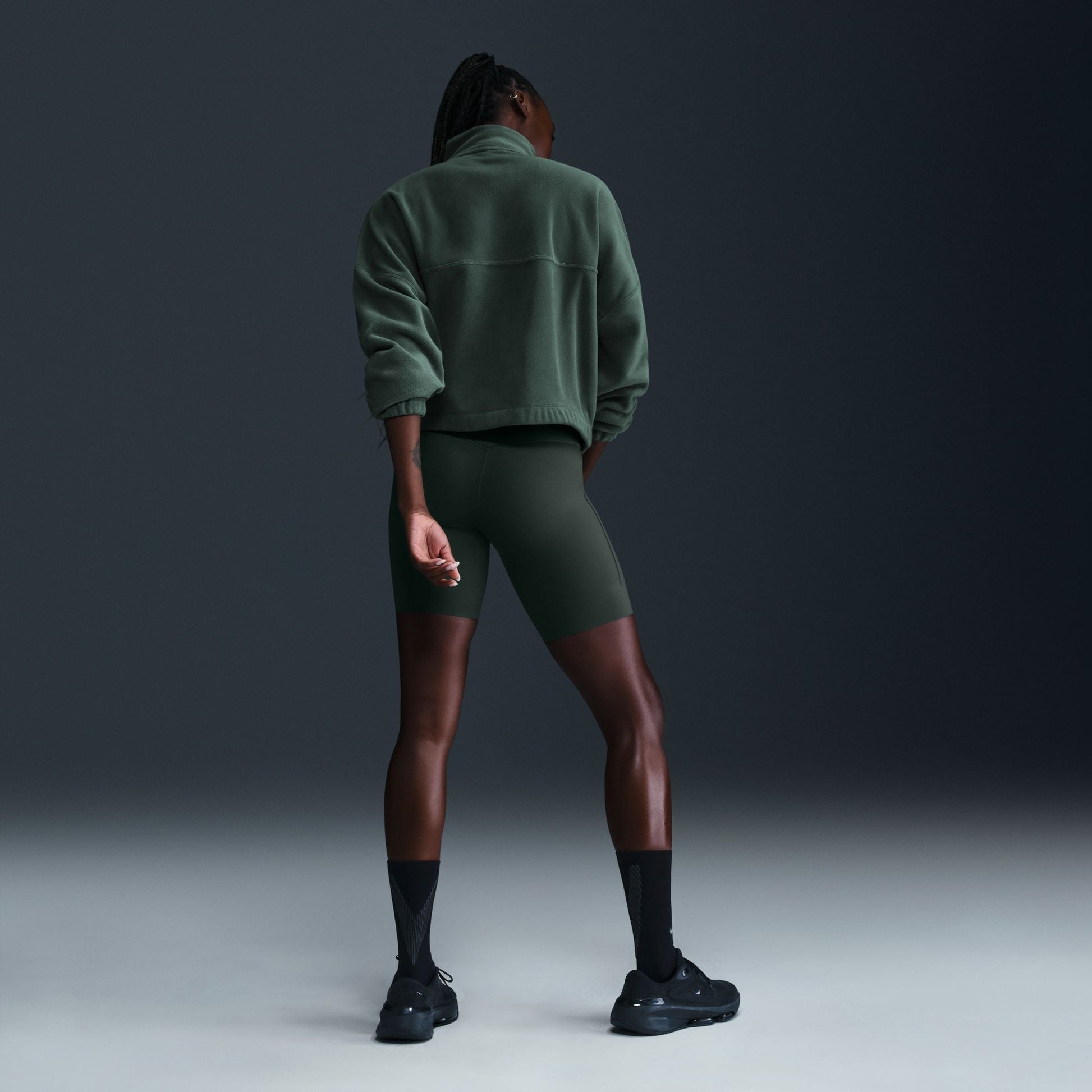  Women's Nike One Therma-FIT Half Zip Fleece - FV7955-338