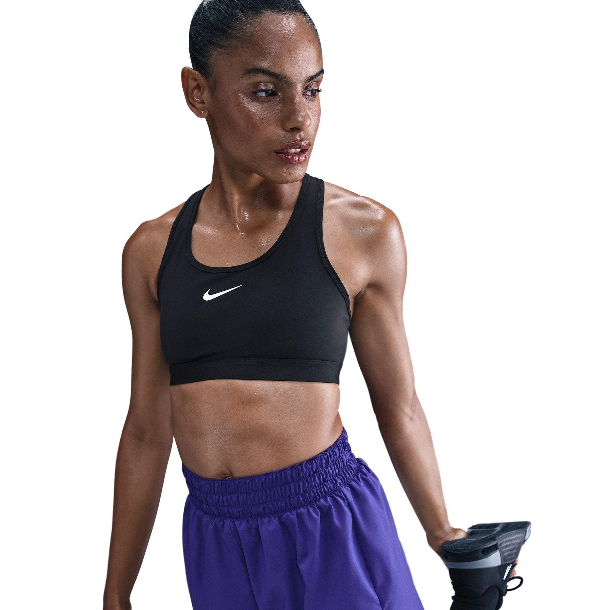  Women's Nike Swoosh Medium Support Bra - IF5648-010
