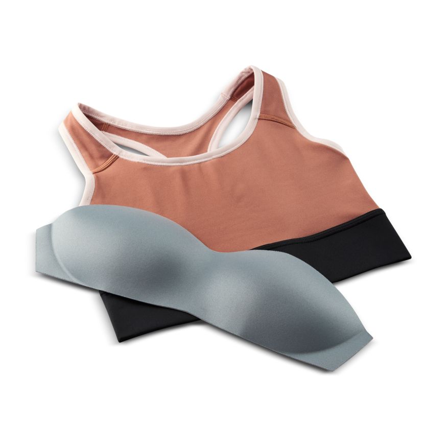  Women's Nike Longline Swoosh Bra - CZ4496-215