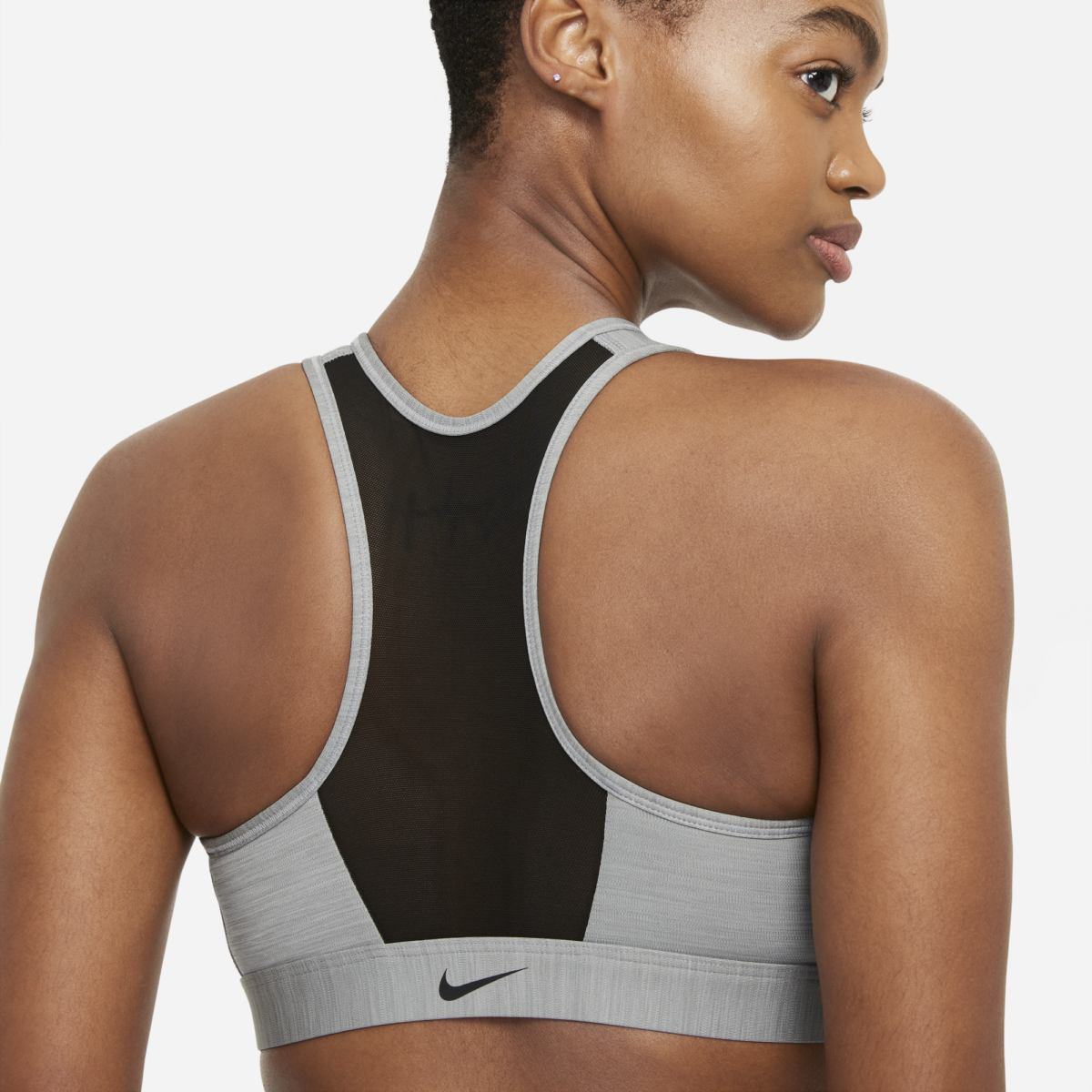  Women's Nike Swoosh Zip Sports Bra - DD1205-073