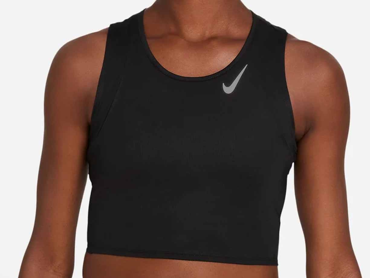  Women's Nike Dri-Fit Race Cropped Tank - DD5921-010