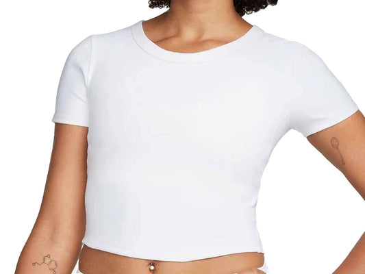  Women's Nike One Fitted Cropped Top - FN2804-100