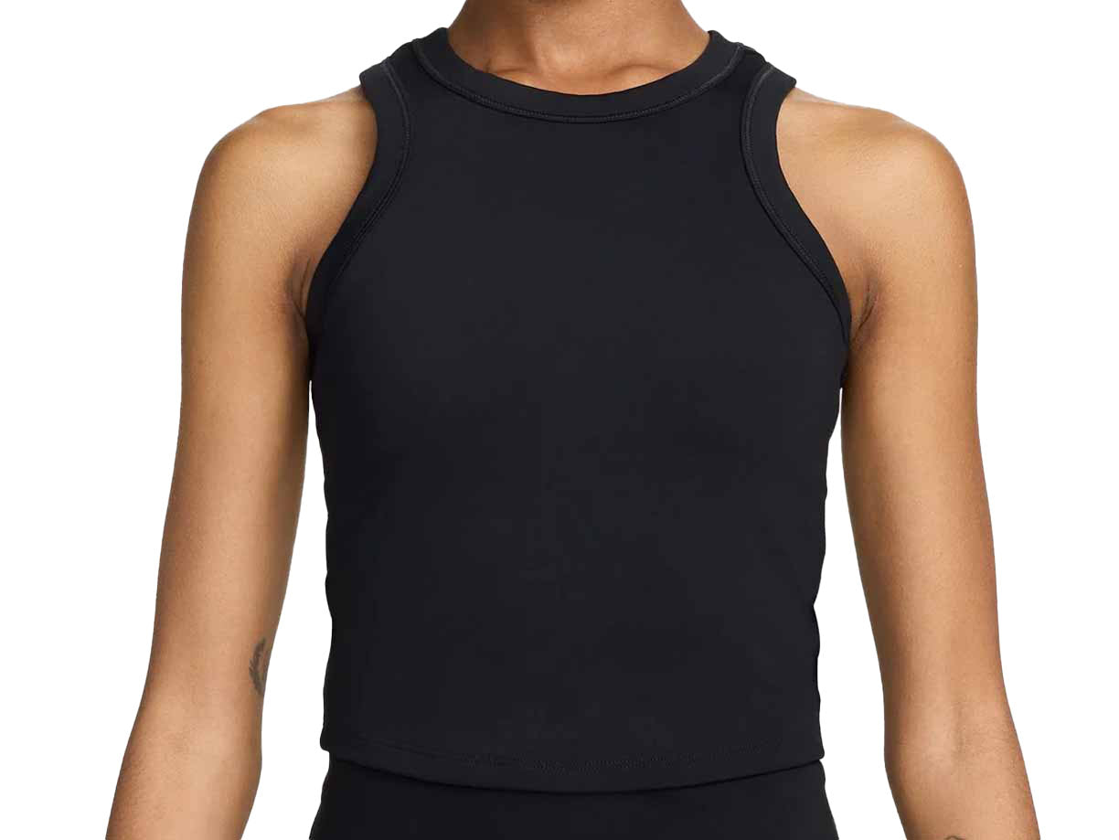  Women's Nike One Fitted Crop Tank - FN2806-010