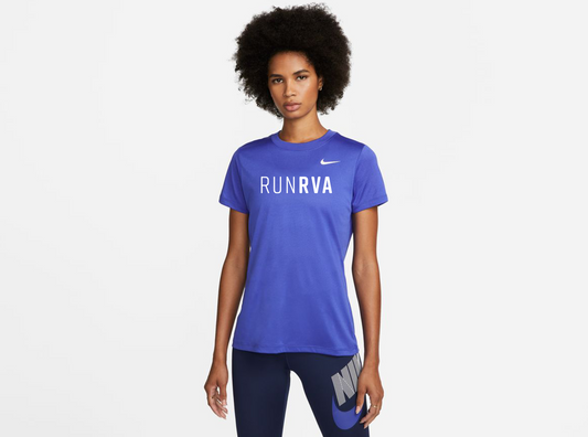  Women's Nike =PR= Run RVA Graphic Tee-WKEIRATEEBLUE